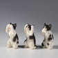 Veronese Design 3 3/4 Inch Black And White Kittens Hear Speak See No Evil Resin Figurine Miniature