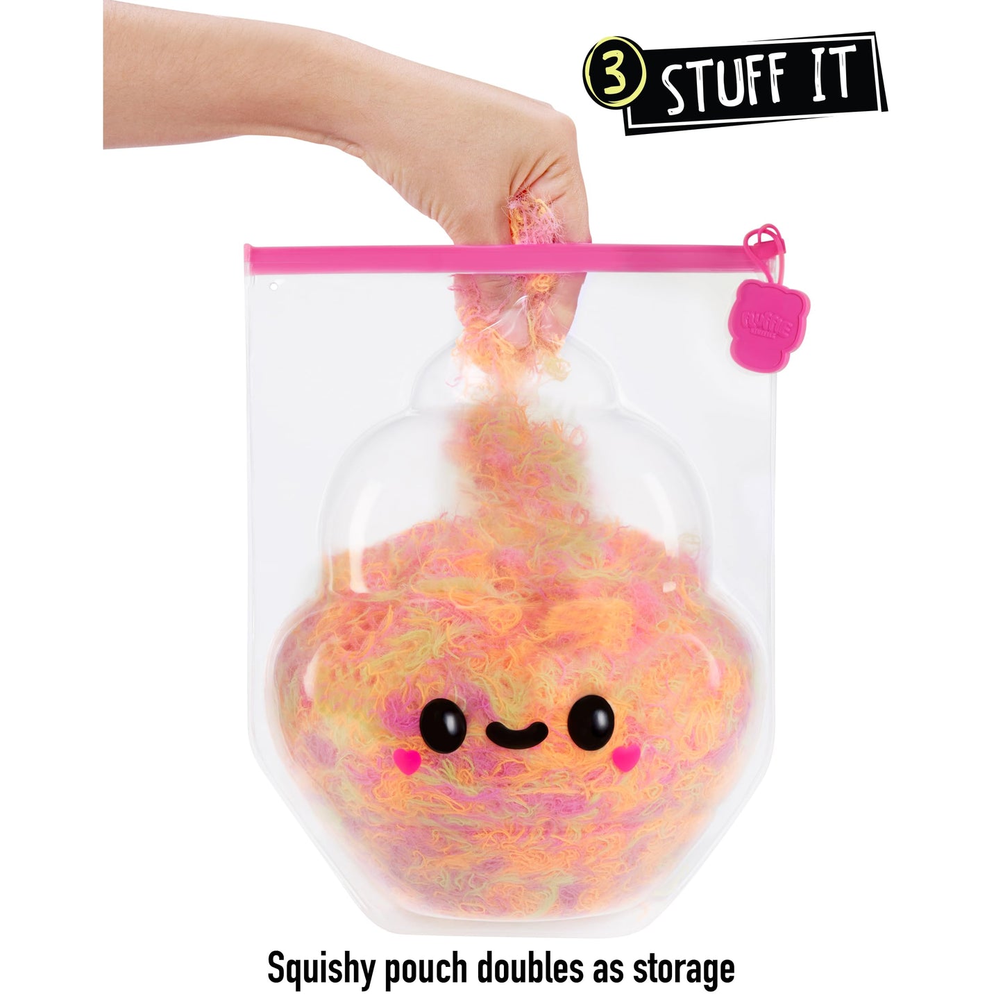 Fluffie Stuffiez Ice Cream Large Collectible Feature Plush 11'' - Surprise Reveal Unboxing With Huggable Asmr Fidget Diy Fur Pul