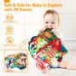 Hahaland Baby Books 0-6 Months,Infant Tummy Time Toy High Contrast Sensory Baby Toys 6 To 12 Months Touch Feel Book Baby Gifts For Boy Girl 0-3 Months Book Early Learning Toy