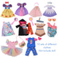 Haveahug 20 Pcs Glitter American Girl Clothes, For 14'' Baby Doll Clothes And Accessories (14 Inch Doll Girl Clothes)