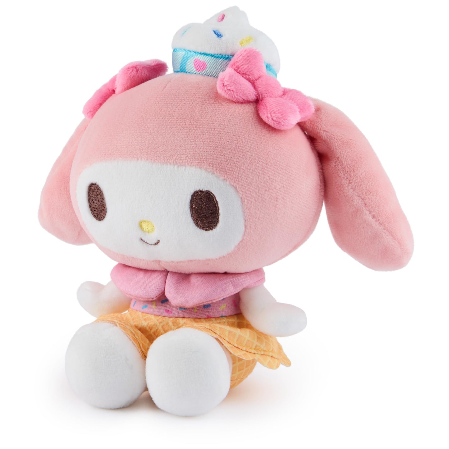 Gund Sanrio Hello Kitty And Friends My Melody Ice Cream Plush, Stuffed Animal For Ages 1 And Up, Pink/White, 6