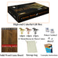 Horow Metal Horse Racing Board Game Card Board Game Finish Line Luxury Edition Solid Wood Race Game Board 11 Batches Of Metal Mo