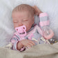 Ksbd Reborn Baby Dolls - 18 Inch Realistic Newborn Baby Doll Delilah, Lifelike Girl Baby Doll With Advanced Veins, Real Life Sleeping Baby Doll With Weighted Soft Boby For Kids Age 3+ Gift