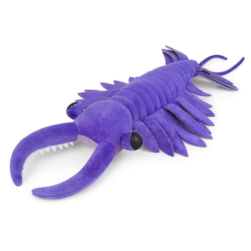 Frankiezhou Simulation Anomalocaris Arthropod Plush-Purple 21'' Cambrian Ancient Sea Shrimp Stuffed Animal,Soft Shrimp Plush Toy