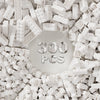 WEBRICK 300 Pcs Classic Building Bricks, White Bulk Bricks,Compatible with Major Brands Parts and Pieces, Creative Building Bloc