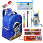 Taufa Villa Space Stationery Combo (11) For Boys,Space Bag With Water Bottle, Pencil Set For Boys,Bag Gifts Set (Pack Of 11