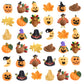 Holydeck 36 Pcs Thanksgiving Mochi Squishy Toys,Mini Cute Squeeze Toy Stress Reliever Anxiety Packs For Kid Party Favors,Thanksgiving Miniature(Thanksgiving)