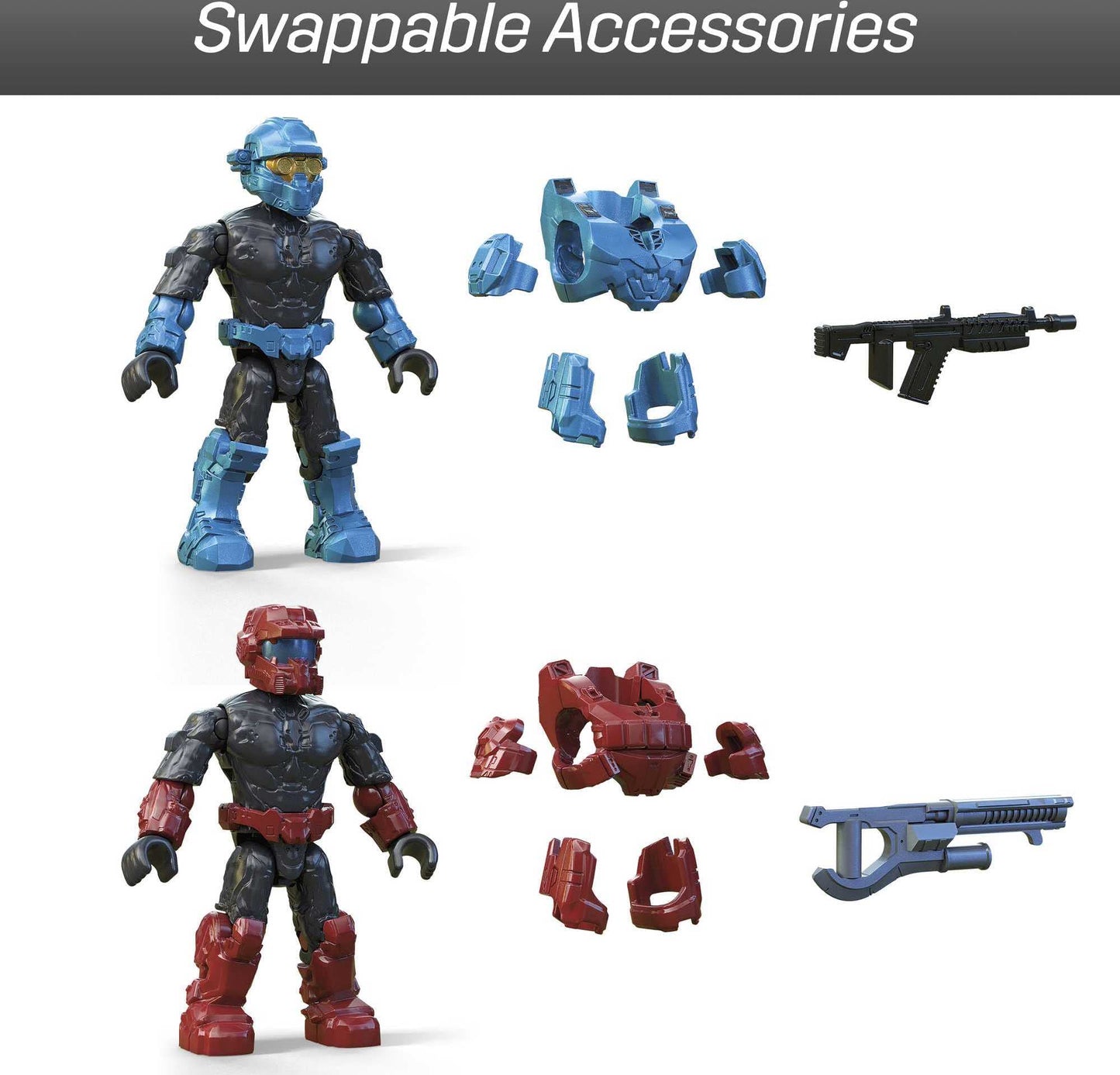 Mega Halo Stockpile Construction Set With Spartan Helmet, Building Toys For Boys, Ages 8+