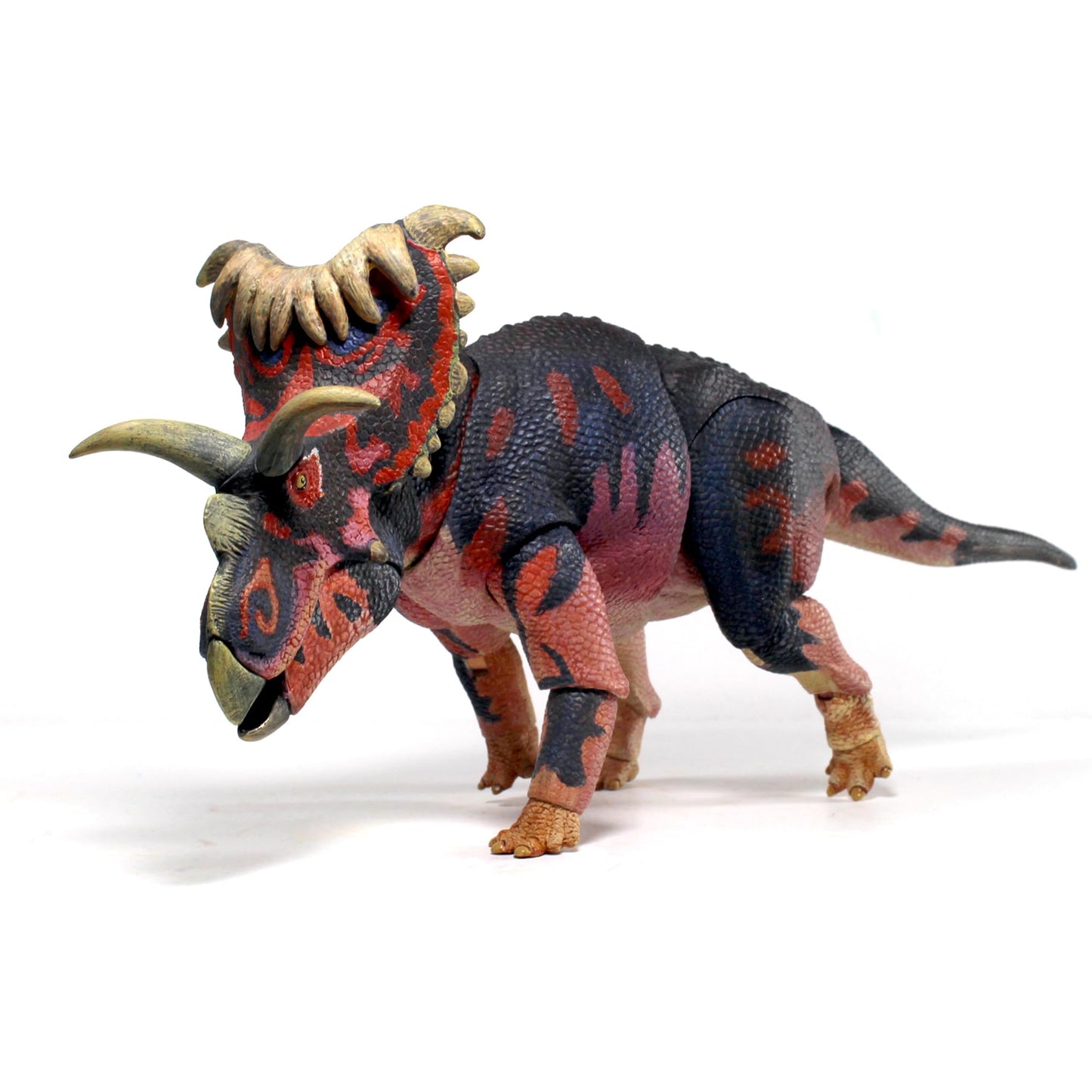 Creative Beast Studio Beasts of The Mesozoic Kosmoceratops 1:18 Scale Action Figure, Multicolor, PVC, Model 62052