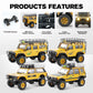 Eazyrc Fms 1/24 Fcx24M Rc Crawler Rtr, Land Rover Series With Licensed, 1/24 Rc Truck 4X4 Mini Rc Truck With Lighting, 2.4Ghz Re