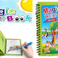 Papezon Reusable Magic Water Quick Dry Book Water Coloring Book Doodle with Magic Pen Painting Board for Children Education Draw