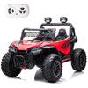 Postack 24V 2-Seater For Kids Ride On Truck, 4Wd Electric Vehicle Battery Powered Ride On Truck With Remote Control, Kids Utv Fo