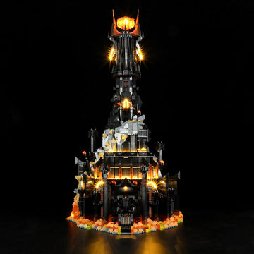 BRIKSMAX Light Kit for Lego-10333 Barad-dur - Compatible with Lego Icons Lord of The Rings Building Set- Not Include Lego Set