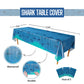 Blue Orchards Shark Table Covers (Pack of 3) - 54    x 108    XL - Plastic Tablecloths for Birthday, Ocean Theme Decorations, Un