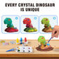 Hamiface Crystal Growing Dinosaur, Crystal Growing Kit Kids Age 8-12, Grow Your Own Crystal Dinosaur Terrarium Kit, Science Expe