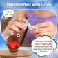 Aabxx Mini Funny Positive Potato, 3 Inch Knitted Doll With Positive Card For Cheer Up Gifts And Party Decorations, Cute Positive