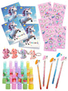 TERA13 Unicorn Stationery Combo Pack  30 Articles Set with Diary, Pencil, Stickers, Eraser & Keychain | Cute Return Gift for Ki