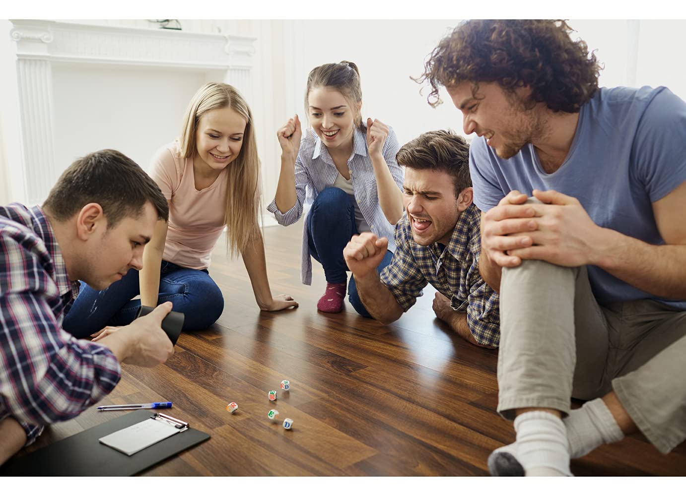 TDC Games Greed Dice Game - Travel Size - Green Plastic - Model 00-2300