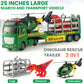 CSDCSD Tow Truck with Excavator and Dump Truck Toy for Boys 3+ Years Old, Heavy Trucks with Lights and Sounds (Rescue Trucks)