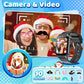 Smart Watch For Kid Age 4 5 6 7 8 9 10 Boys Girls Learning Toy With 26 Puzzle Game 1.69' Touch Screen Hd Camera Video Music Player Alarm Clock Storybook Pedometer Christmas Birthday Gift Idea (Black)