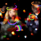 Halloween Glow Sticks Party Pack 8-50, Light up Bracelets & Necklaces Accessories for Kids, Neon Glow in the Dark Party Favor Su