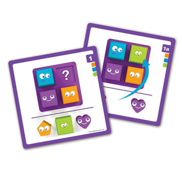Learning Resources Mental Blox Jr. Early Logic Game - 8 Pieces, Ages 4+ Educational Games For Kids, Brain Teaser Games And Puzzl