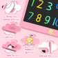 Hockvill Lcd Writing Tablet For Kids 12 Inch, Toys For Boys Girls Drawing Pad For 3 4 5 6 7 Year Old Kids Toys, Easter Basket Stuffer For Kids, Toddler Erasable Doodle Board Travel Essentials - Pink