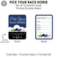 Big Dot Of Happiness Kentucky Horse Derby - 4 Horse Race Party Games - 10 Cards Each - Gamerific Bundle