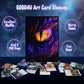MTG Art Card Sleeves  Clear Front & Matte Back  Smooth Shuffle  66x92mm Trading Card Protectors
