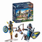 Playmobil Novelmore Combat Training Set - Plastic, One Size, Gray/Black with Red & Gold Accents, Model 71214