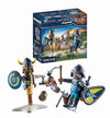 Playmobil Novelmore Combat Training Set - Plastic, One Size, Gray/Black with Red & Gold Accents, Model 71214