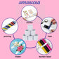 LOMIMOS 160Pcs White Slap Bracelets,Blank DIY Bands Wristbands Party Favors for Kids School Craft Projects Painting