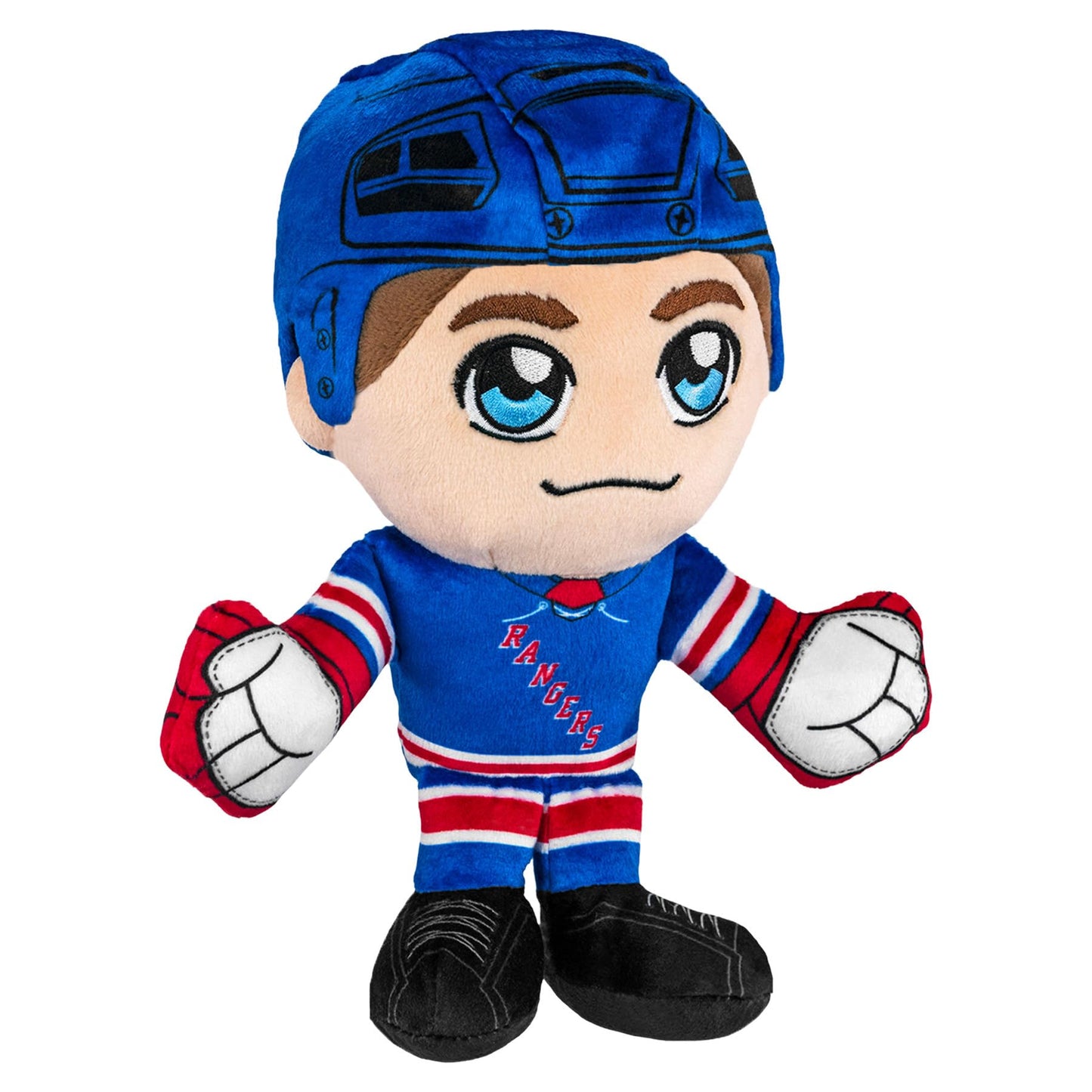 Bleacher Creatures New York Rangers 8 Player Nhl Kuricha Sitting Plush - Soft Chibi Inspired Plush