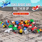 POPULAR PLAYTHINGS Mix or Match Vehicles Magnetic Toy Play Set, 21 Pieces, Multicolor, Standard Size, Fun for Kids