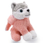 YONLIT Adorable Husky Stuffed Animal Dressed in a Pink Bunny Outfit, Super Cute and Soft Plush Puppy Bunny for Easter Basket Gif