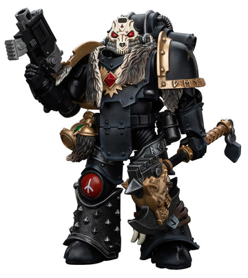 Joytoy Warhammer 40K 1/18 Action Figures, Space Wolves Deathsworn Pack Deathsworn 3 Perfect For Collectors & Decor, Ideal Gift F