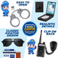 Luucio Police Costume For Kids, Kids Police Officer Costume For Boys With Police Accessories, Halloween Costumes For Boys