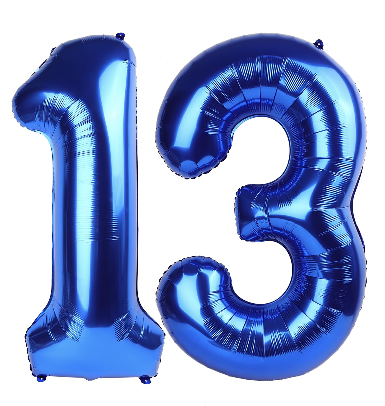 Navy Blue Number 13 Balloon 40 Inch, 13 Number Balloon, 13Th Navy Blue Birthday Decorations, 13 Year Old Girls Boys Blue Party S