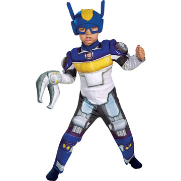 Boy'S Transformers Chase Rescue Bots Toddler Muscle Costume, 4-6