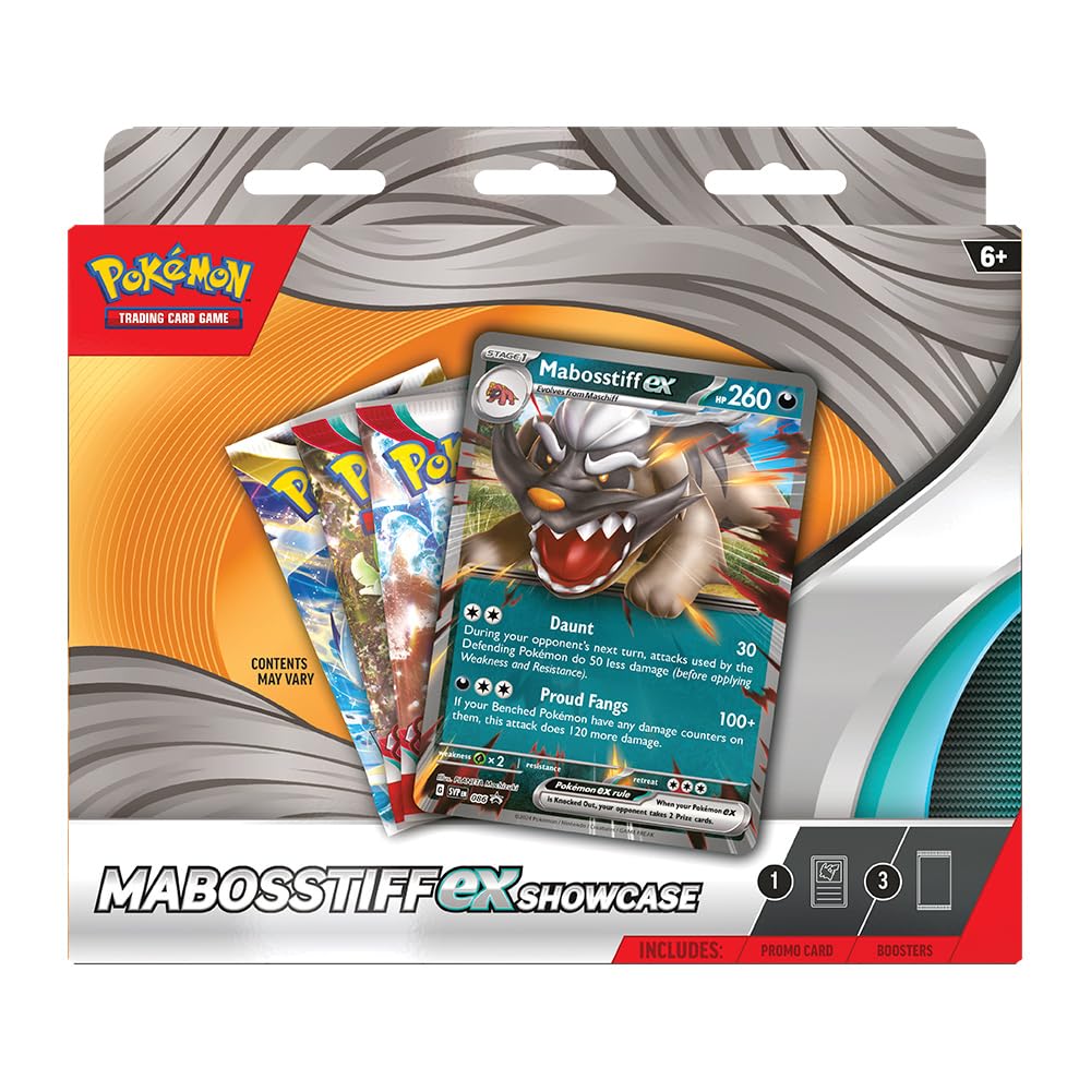 Pokemon Tcg: Mabosstiff Ex Showcase Box