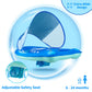 Swimbobo Baby Pool Float Ring with Adjustable Sun Canopy and Safety Seat Pool Toy for Age of 6-36 Months