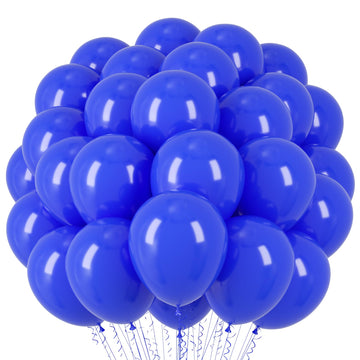Voircoloria Royal Blue Balloons, 66Pack 12Inch Blue Latex Party Balloons For Graduation, Wedding, Birthday, Baby Shower, Gender