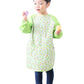 Plie Waterproof Kids Art Smocks 37 Colors (Age 1-10, S-XXL size), Green Orange (08-XXL)