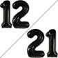 Katchon, Giant Black 12 Balloon Number - 40 Inch | 12 Birthday Balloon, 12 Birthday Decorations Boy | Black Number 12 Balloon For Birthdays | Happy 12Th Birthday Decorations Boy | 12Th Birthday Party