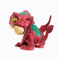 Jurassic World Dimorphodon Figure - Snap Squad Attitudes, Red Plastic, Model 0194735004522