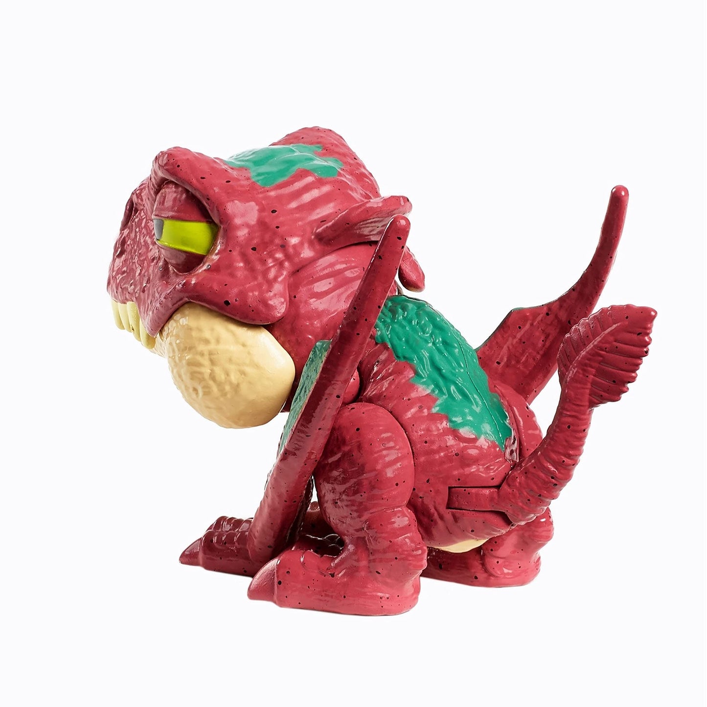Jurassic World Dimorphodon Figure - Snap Squad Attitudes, Red Plastic, Model 0194735004522