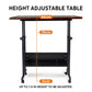 Becko Us Tilting Puzzle Table With Cover Mat, Jigsaw Puzzle Board With 5 Tilt Angle & Height Adjustment, Portable & Movable Tables With Storage For Adults, Easy To Move, For 1500 Piece Jigsaw Puzzles