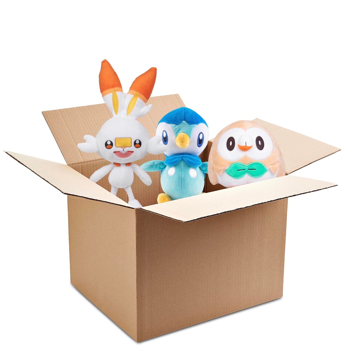 Pokemon 8 Plush Mystery Blind Box 3-Pack - Get Three Officially Licensed 8 Inch Pokemon - Authentic Collectible Soft Stuffed Ani