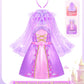 Jeowoqao Princess Dresses For Girls, Princess Dress Up Clothes Little Girls Princess Costumes With Capes Toys Christmas Birthday Gift For Toddler Girl Age 3 4 5 6