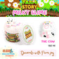 Finoclay 2 Slime Pack Clear Crystal Slime & Milky Slime Kit For Girls Boys, Create With Kids Farm Theme, Premade Slime Making Ki
